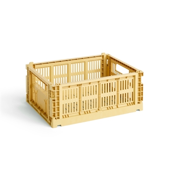 HAY Color Crate Medium - Guldgul